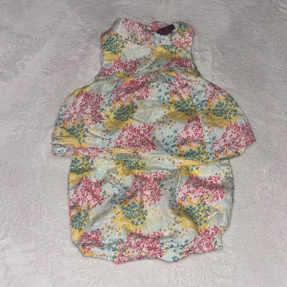 Sergeant major Floral Baby romper